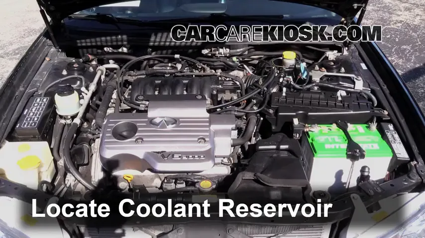 2001 Infiniti I30 T 3.0L V6 Coolant (Antifreeze) Add Coolant
